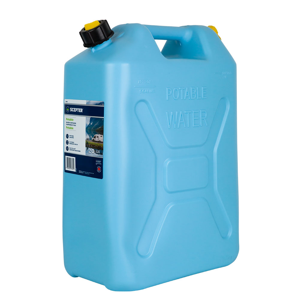 GA Spares SCEPTER PLASTIC WATER CAN BLUE 20L